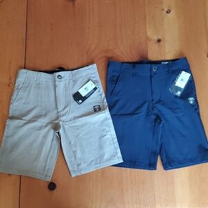 2 Pairs Boys Volcom Hybrid Shorts